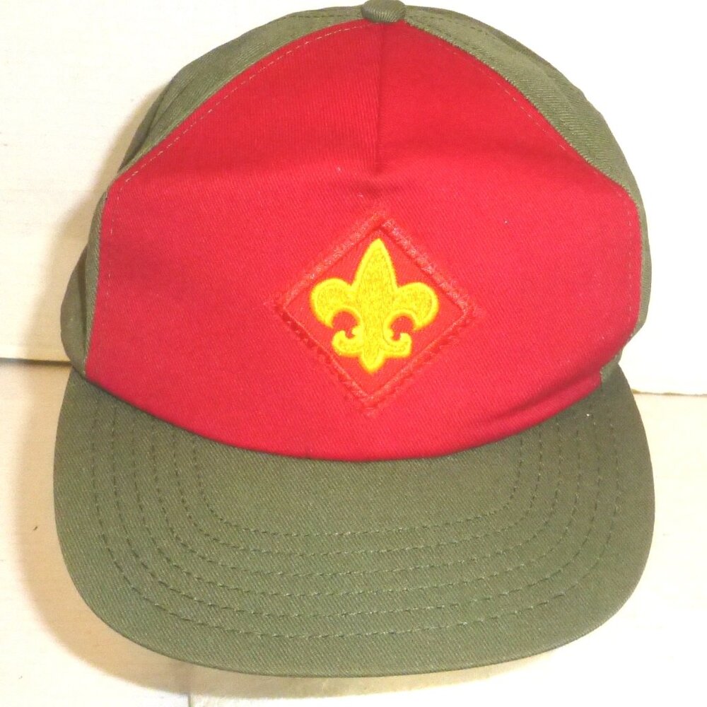 VTG Boy Scouts of America Snapback Adjustable Hat Twill Made in USA PLEASE READ